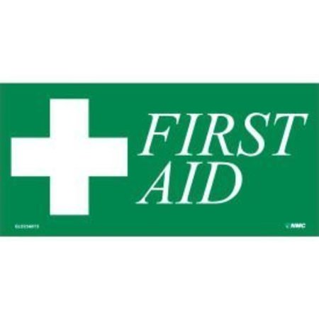 NMC First Aid Label - Green CU-256073